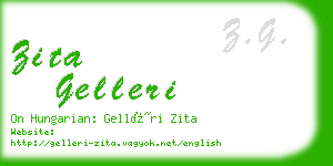 zita gelleri business card